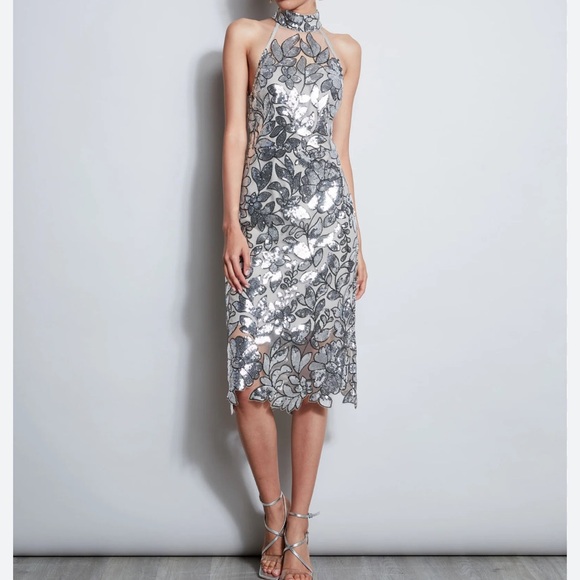 light blue prom dress with slit Long Formal Sequin Applique – The Dress Outlet Dress's Color:4#-White Brand_Amarra Shine at your next Aureia Plus-Size Elegant Olive